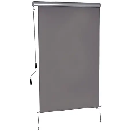 Outsunny  Thermorollo mit Handkurbel