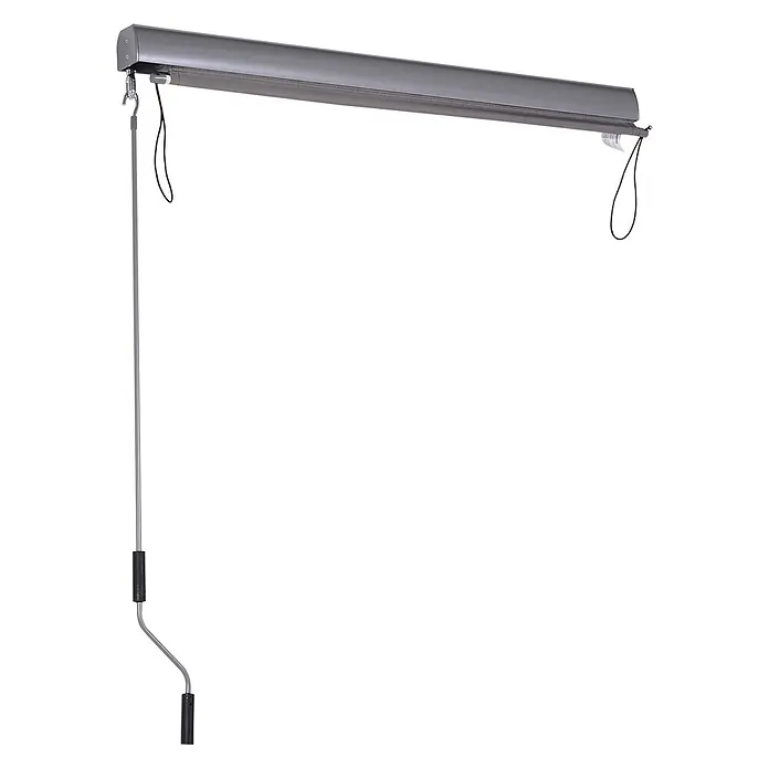 Outsunny Thermorollo mit Handkurbel - B x H: 120 x 0 cm, Grau