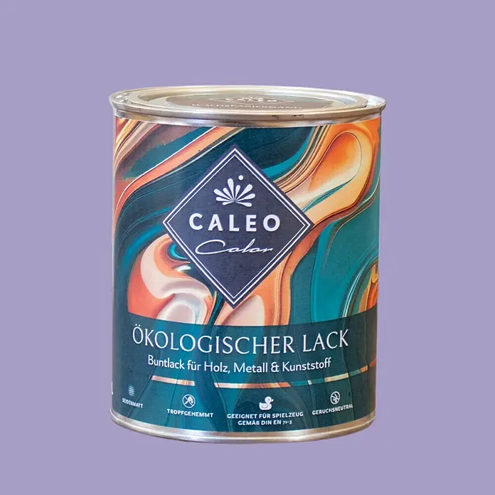Caleo Color Buntlack Veilchenblüte - Veilchenblüte, Seidenmatt, 0,15 l, Wasserbasiert