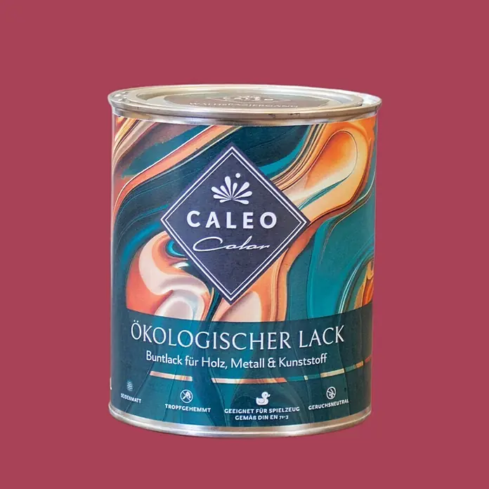 Caleo Color Buntlack Drachenglut - Drachenglut, Seidenmatt, 0,68 l, Wasserbasiert
