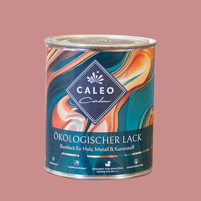 Caleo Color Buntlack Rosenquarz - Rosenquarz, Seidenmatt, 0,15 l, Wasserbasiert