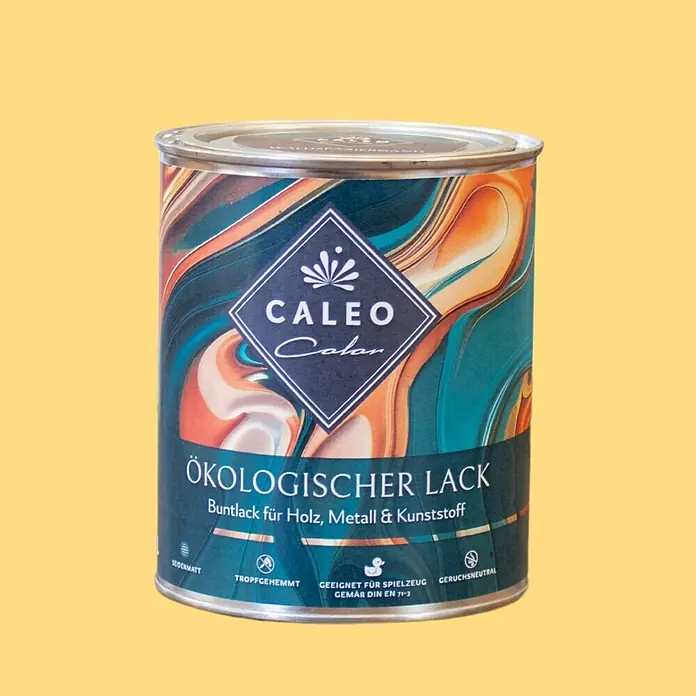 Caleo Color Buntlack Kükenflaum - Kükenflaum, Seidenmatt, 0,15 l, Wasserbasiert