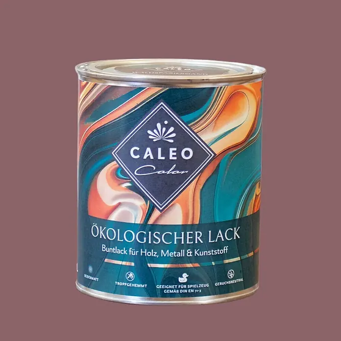 Caleo Color Buntlack Purpurglöckchen - Purpurglöckchen, Seidenmatt, 0,68 l, Wasserbasiert