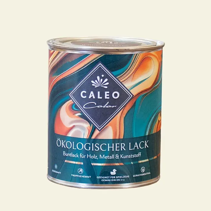 Caleo Color Buntlack Naturweiß - Naturweiß, Seidenmatt, 0,68 l, Wasserbasiert