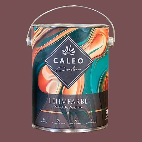 Caleo Color  Wandfarbe Lehmfarbe Kaminabend