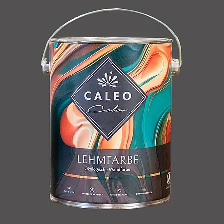 Caleo Color  Wandfarbe Lehmfarbe Ebenholz