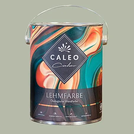 Caleo Color  Wandfarbe Lehmfarbe Jade