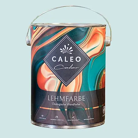 Caleo Color  Wandfarbe Lehmfarbe Eisblume