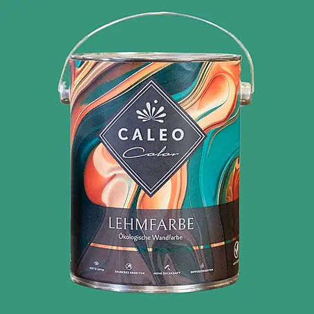 Caleo Color  Wandfarbe Lehmfarbe Smaragd