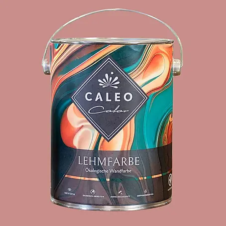 Caleo Color  Wandfarbe Lehmfarbe Rosenquarz