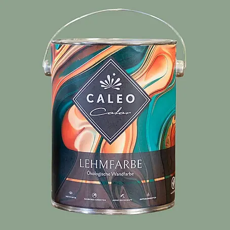 Caleo Color  Wandfarbe Lehmfarbe Agave