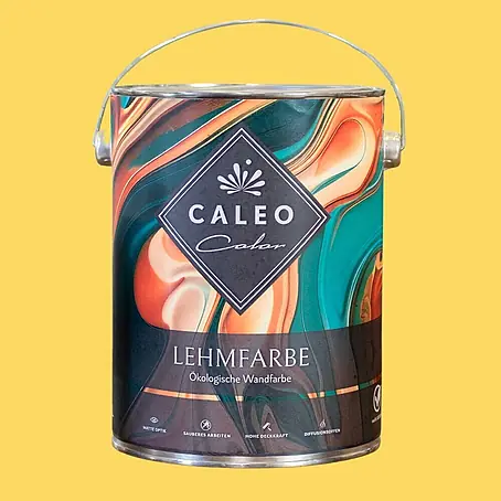 Caleo Color  Wandfarbe Lehmfarbe Goldregen