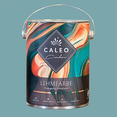 Caleo Color  Wandfarbe Lehmfarbe Meeresrauschen
