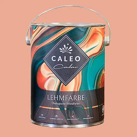 Caleo Color  Wandfarbe Lehmfarbe Pfirsichduft