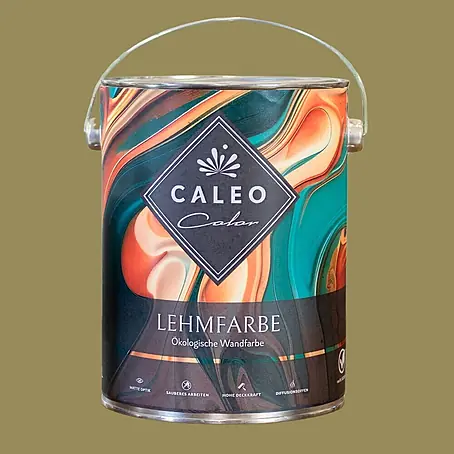 Caleo Color  Wandfarbe Lehmfarbe Pistazie