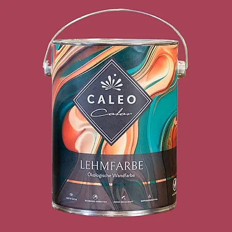 Caleo Color  Wandfarbe Lehmfarbe Drachenglut