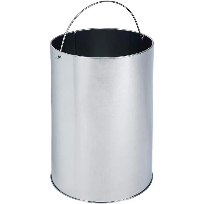 SVITA Asche-Mülleimer Standaschenbecher - 30 l, Stahl, Grau