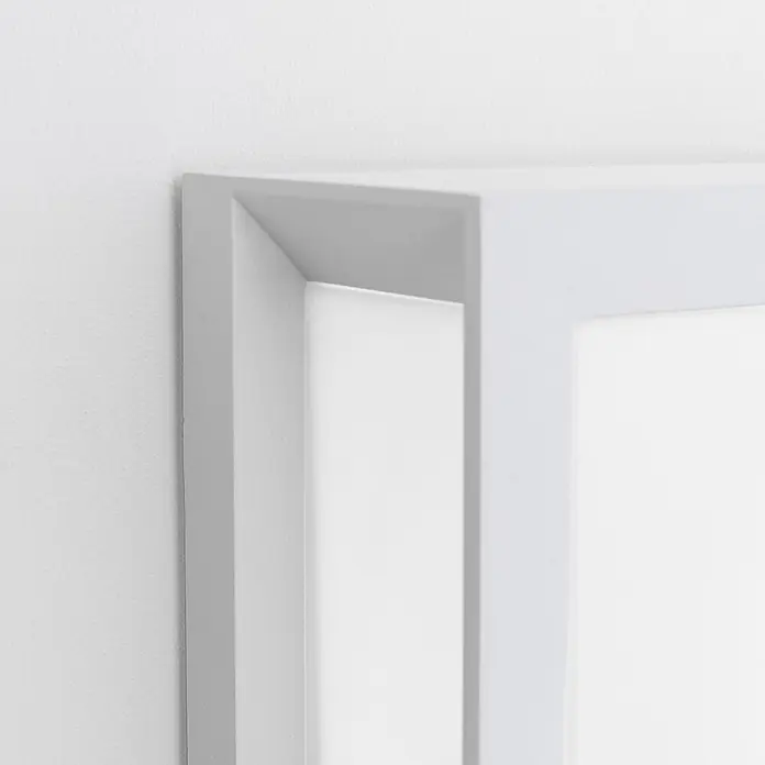 Orion Leuchten Außenwand- & Deckenleuchte Henry - 30 W, L x B x H: 26 x 26 x 8 cm, Weiß, Opal, IP44