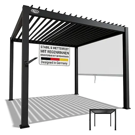 Juskys  Pergola mit Lamellendach