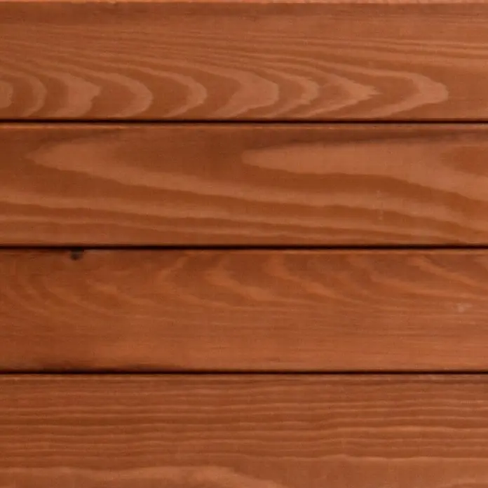 Dobar Hochbeet Kubus - 80 x 58 x 80 cm, Holz, Bernstein - Farbmuster