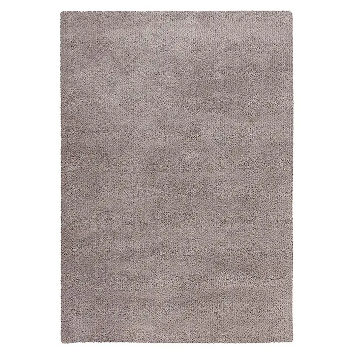 Kayoom Hochflorteppich Tresor 525 - Silber, 170 x 120 cm, 100 % Polyester - Draufsicht