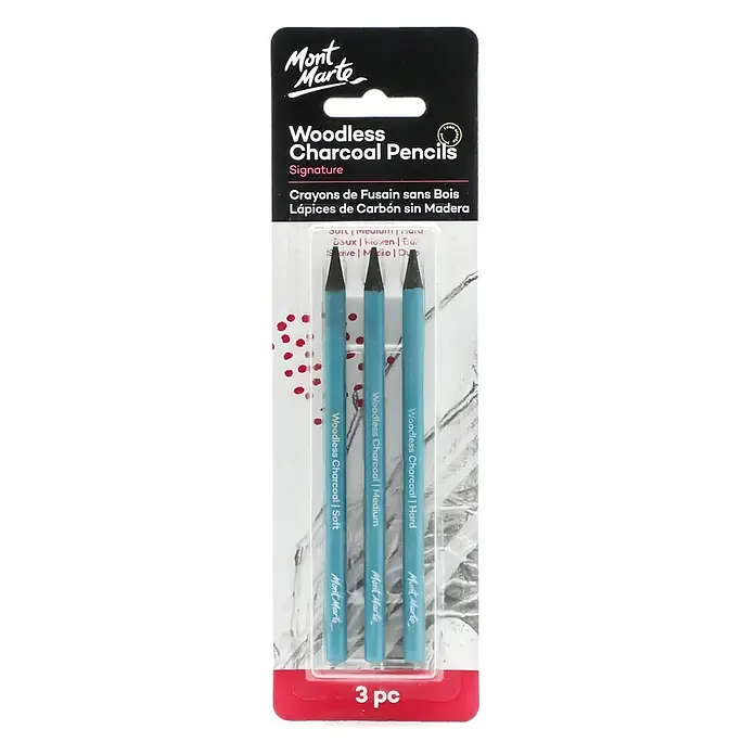Mont Marte Kohlestift-Set Signature - Schwarz