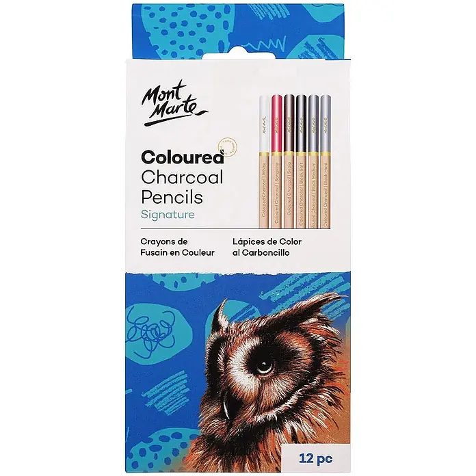 Mont Marte Kohlestift-Set Signature - bunt