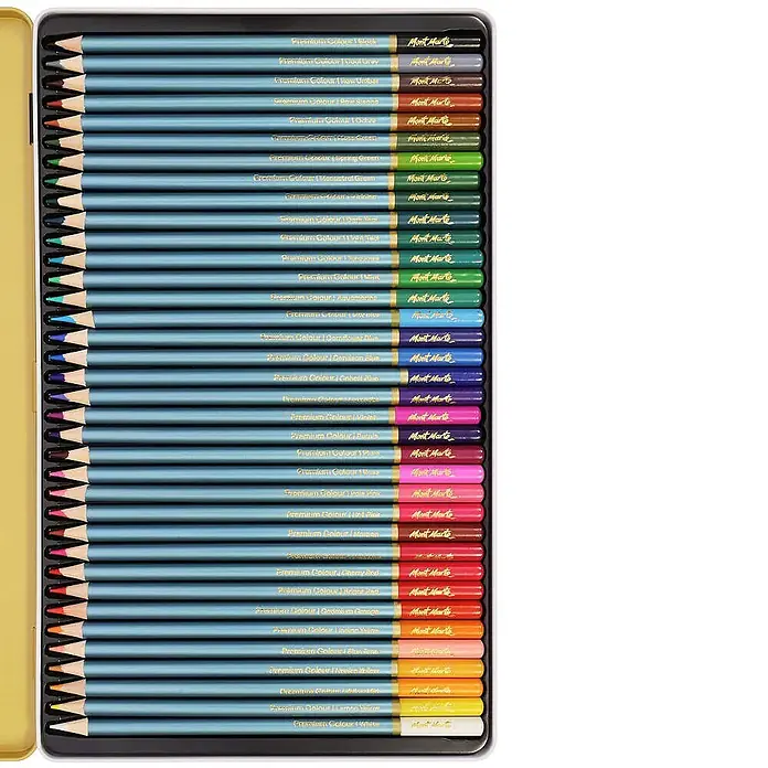 Mont Marte Farbstift-Set Premium - bunt, Strichstärke: 3 mm