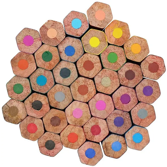 Mont Marte Farbstift-Set Signature - bunt, Strichstärke: 3 mm