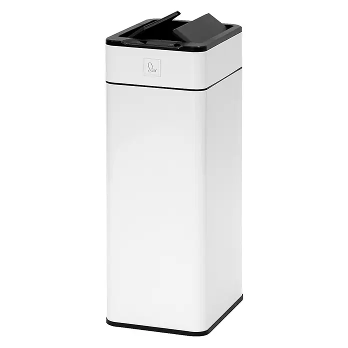 SVITA Sensormülleimer SE40L - 40 l, Stahl, Weiß