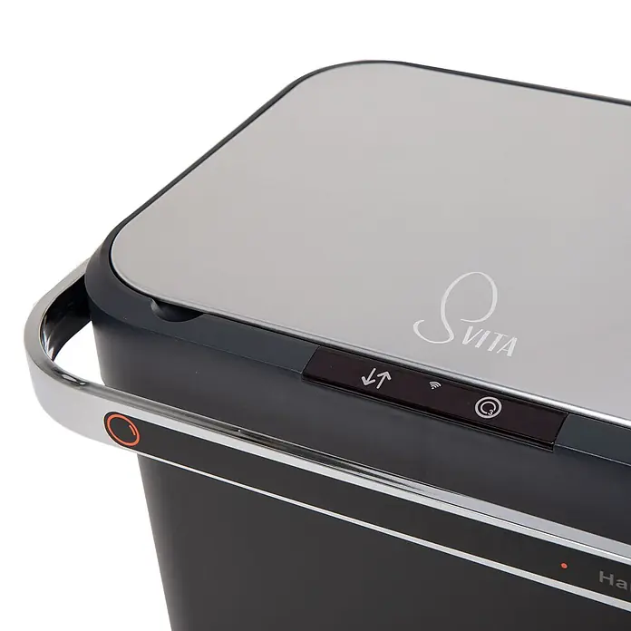 SVITA Sensormülleimer Sensor-Mülleimer 60L - 60 l, Stahl, Schwarz