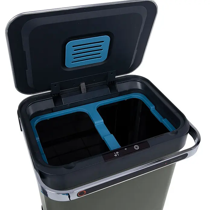 SVITA Sensormülleimer Sensor-Mülleimer 60L - 60 l, Stahl, Grau