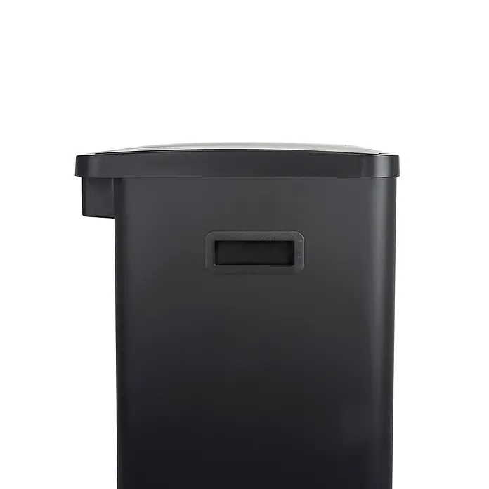 SVITA Sensormülleimer SR2X30 - 60 l, Stahl, Schwarz