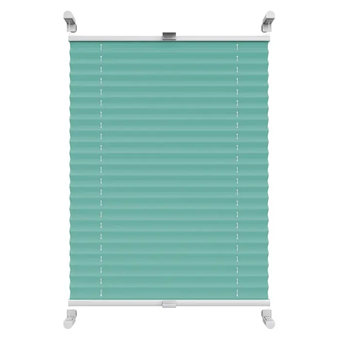 Deco-Raum Thermoplissee ohne Bohren Basic - B x H: 110 x 150 cm, Türkis