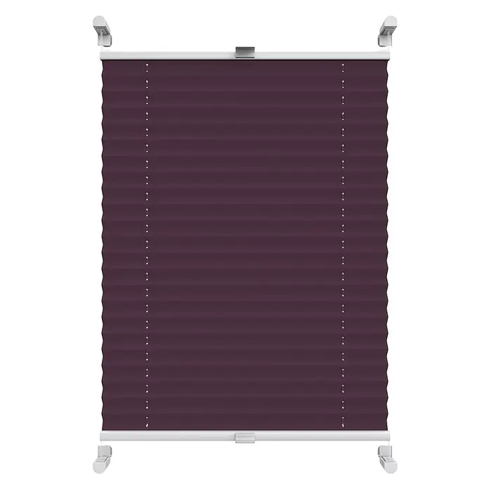Deco-Raum Thermoplissee ohne Bohren Basic - B x H: 55 x 150 cm, Violett