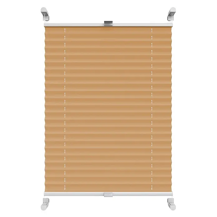 Deco-Raum Thermoplissee ohne Bohren Basic - B x H: 105 x 150 cm, Cappuccino