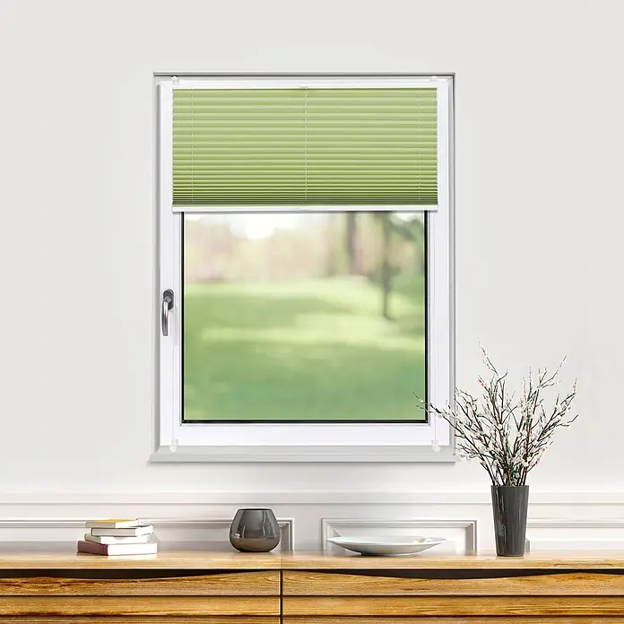 Deco-Raum Thermoplissee ohne Bohren Basic - B x H: 60 x 150 cm, Hellgrün