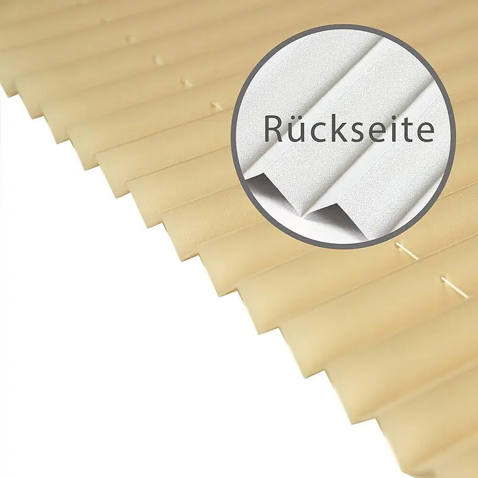 Deco-Raum Thermoplissee ohne Bohren Basic - B x H: 85 x 210 cm, Beige
