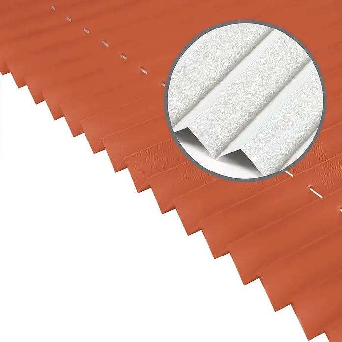Deco-Raum Thermoplissee ohne Bohren Basic - B x H: 80 x 210 cm, Orange