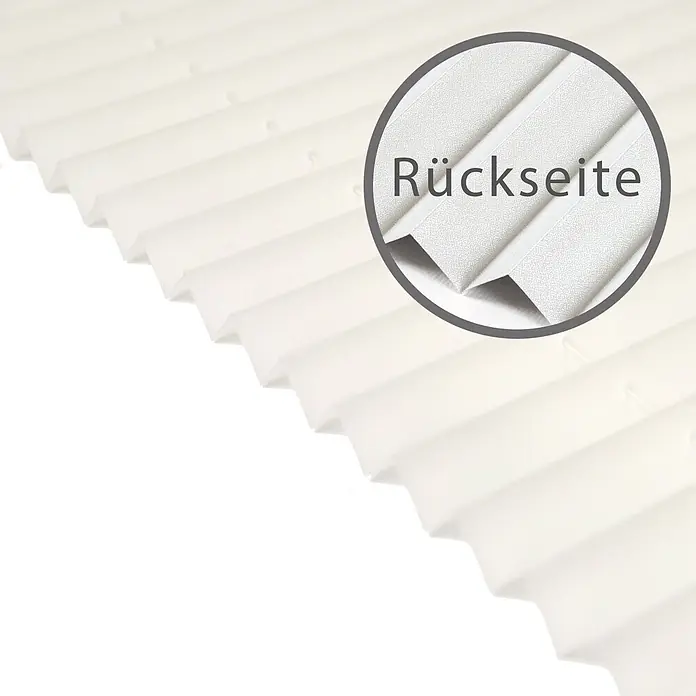 Deco-Raum Thermoplissee ohne Bohren Basic - B x H: 80 x 150 cm, Vanilie