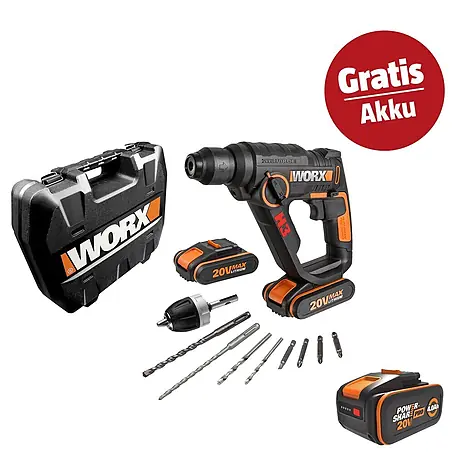 Worx PowerShare 20V Maschinenpaket