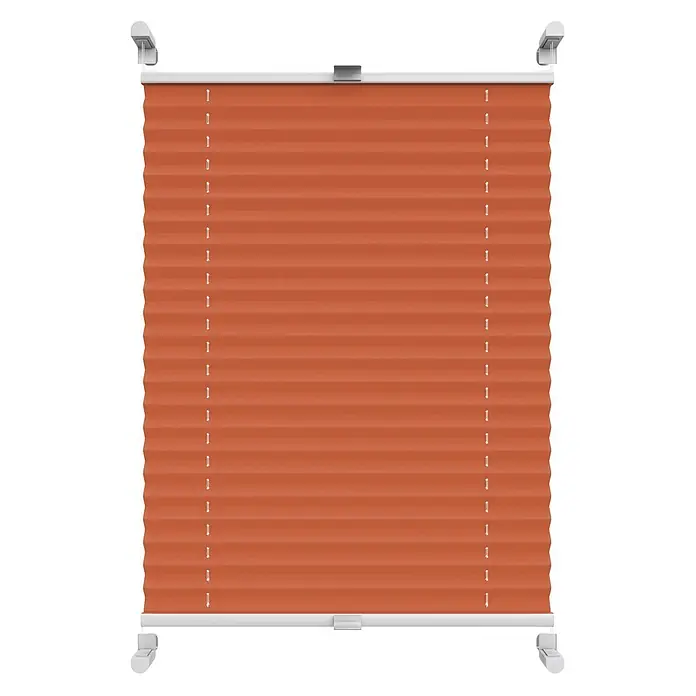 Deco-Raum Thermoplissee ohne Bohren Basic - B x H: 60 x 150 cm, Orange