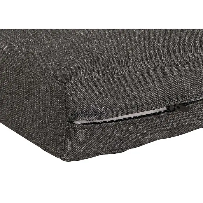 Proregal Loungemöbel-Set - 4 -tlg., Polyester, Seilgeflecht Rope Holz Akazie, Grau
