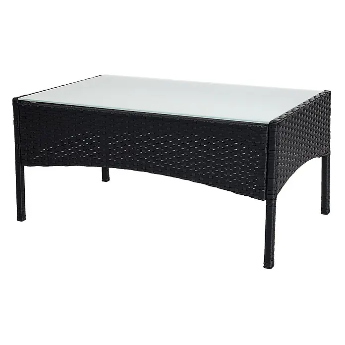 Proregal Loungemöbel-Set - 4 -tlg., Polyester, Kissen Anthrazit, Grau