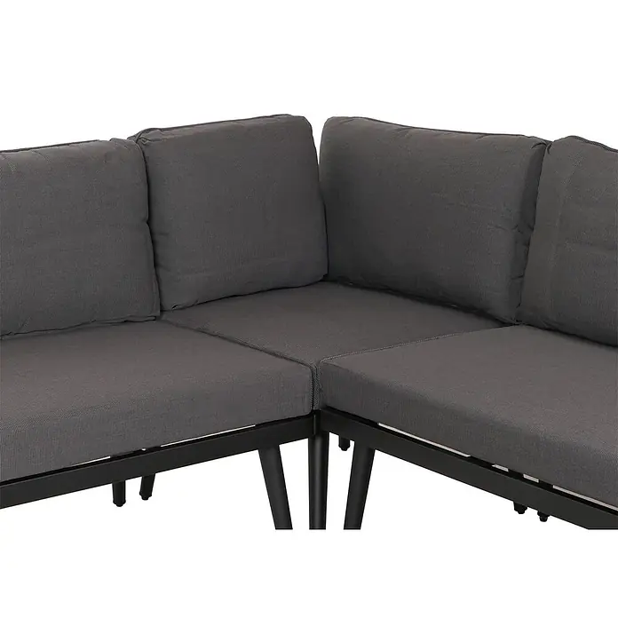 Proregal Loungemöbel-Set - 3 -tlg., Polyester, Kissen Dunkelgrau, Braun