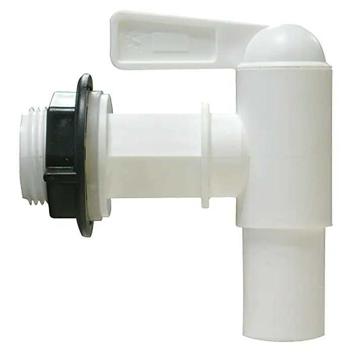 Garantia Ersatzhahn - Gewindegröße Wasserhahn: ¾″ - Ein Wasserhahn aus Kunststoff, ideal für Getränkespender oder Wasserbehälter. Praktisch für den täglichen Gebrauch.