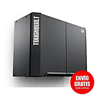 ToughBuilt Armario colgante (L x An x Al: 47 x 71 x 51 cm, Negro, Número de puertas: 2 ud.)