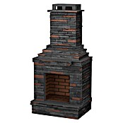 Sotnas Chimenea de exterior Sao Paulo (Gris, An x Pr x Al: 94 x 70 x 195 cm, Cemento de aluminato de calcio) | BAUHAUS