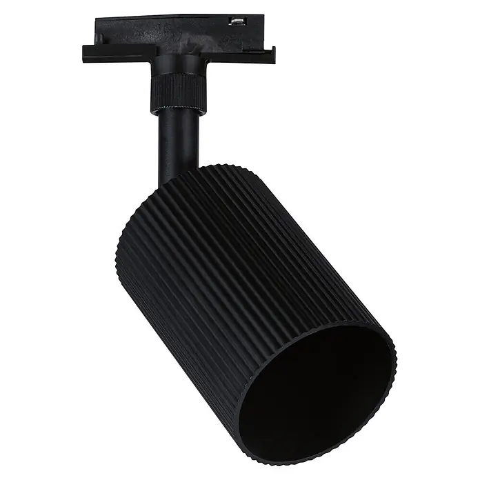 Paulmann URail LED-Spot Rivon - 10 W, Schwarz matt, 8 x 8 x 15,4 cm - Diagonale Ansicht