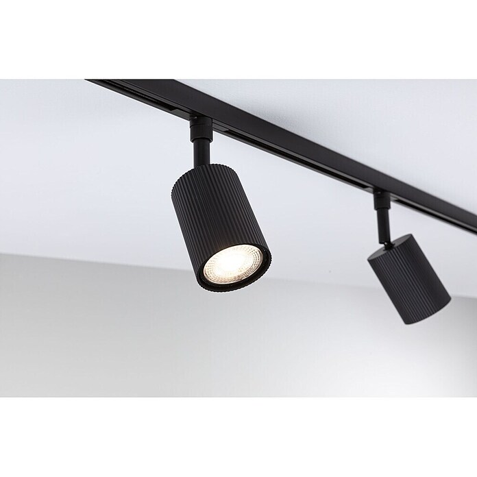 Paulmann URail LED-Schienensystem Set Rivon (Schwarz matt, 2,17 m, Nicht Dimmbar, Anzahl Leuchtmittel: 3 Stk.) | BAUHAUS